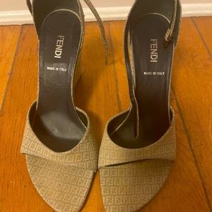 Vintage Fendi wedges (AUTHENTIC)